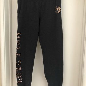 PINK Gray sweatpants